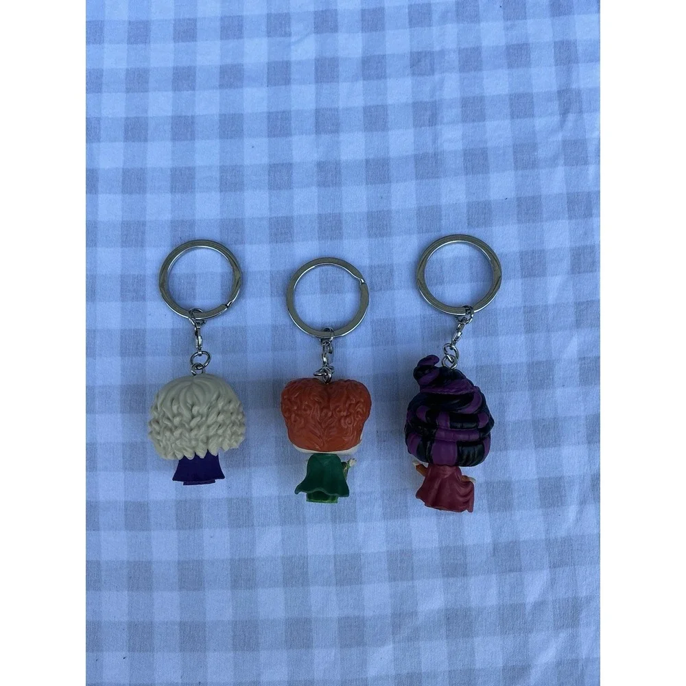 3 Hocus Pocus Funko Pop Keychains‎ Bag Charm Halloween Sanderson Sisters